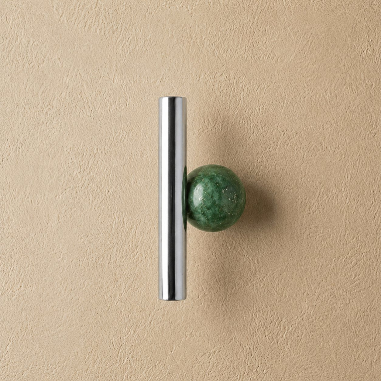 Rust-Resistant Brass Crystal Cabinet Knob & Pull Set