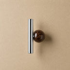 Rust-Resistant Brass Crystal Cabinet Knob & Pull Set