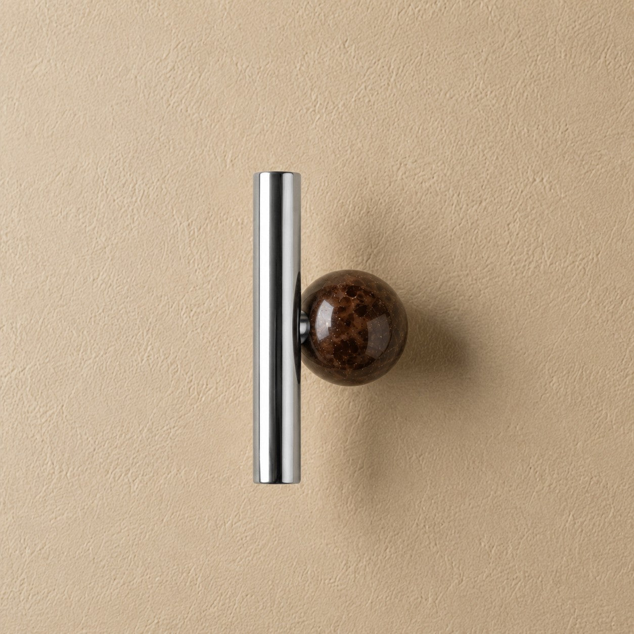Rust-Resistant Brass Crystal Cabinet Knob & Pull Set