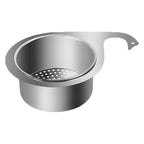 Rust-Resistant Stainless Steel Fast-Draining Corner Sink Strainer Basket