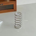 Rust-Resistant Stainless Steel Spiral Toothbrush Holder