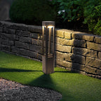 Rustproof Die-Cast Aluminum Warm White LED Pathway Bollard Light