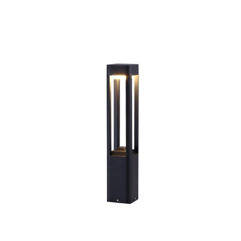 Rustproof Die-Cast Aluminum Warm White LED Pathway Bollard Light