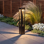 Rustproof Die-Cast Aluminum Warm White LED Pathway Bollard Light