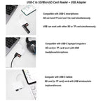 SD Card Reader Dual SD/MicroSD Lightning & USB-C