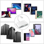 SD Card Reader Dual SD/MicroSD Lightning & USB-C