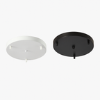 Safety-Certified Round Metal Ceiling Light Canopy (Multiple Sizes)