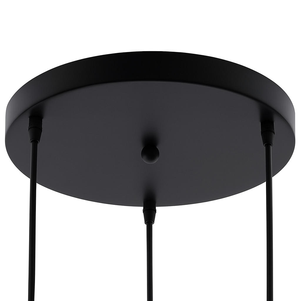 Safety-Certified Round Metal Ceiling Light Canopy (Multiple Sizes)