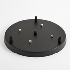 Safety-Certified Round Metal Ceiling Light Canopy (Multiple Sizes)