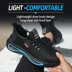 Safety Shoes Composite Toe Breathable Mesh & Anti-Slip