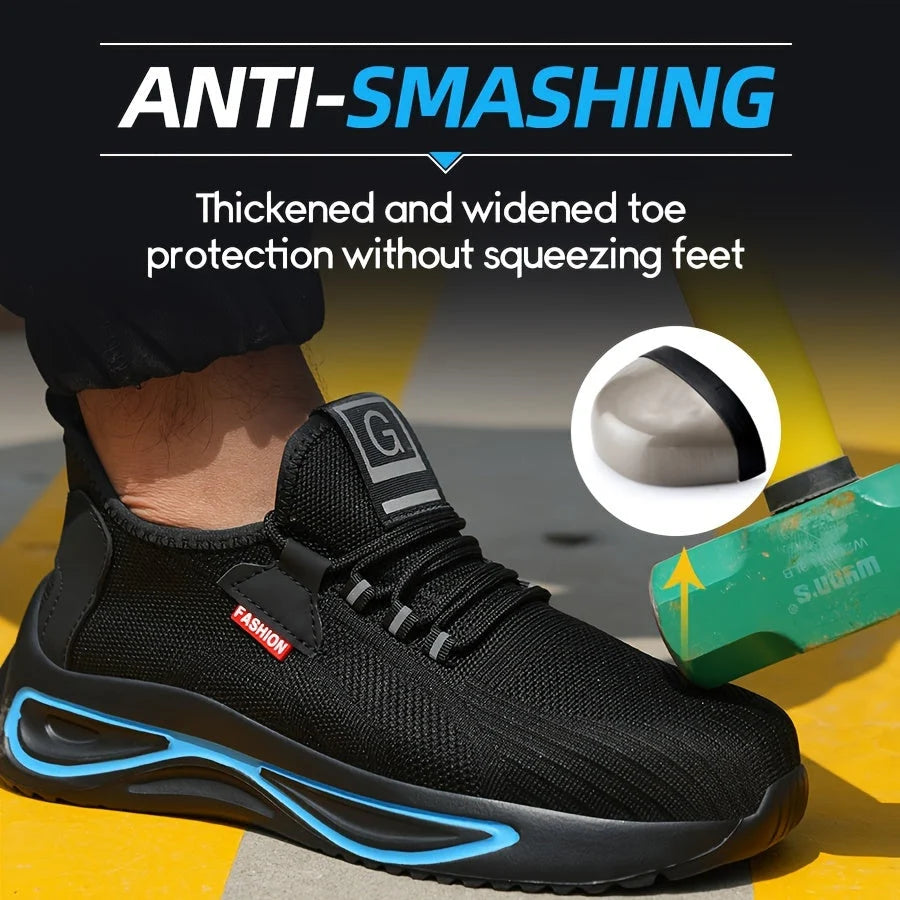 Safety Shoes Composite Toe Breathable Mesh & Anti-Slip