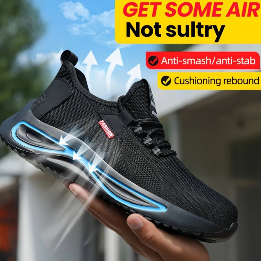 Safety Shoes Composite Toe Breathable Mesh & Anti-Slip