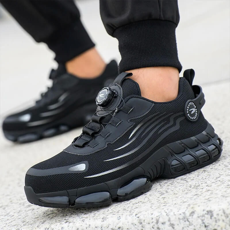 Safety Shoes Quick-Closure Steel Toe & Kevlar Midsole