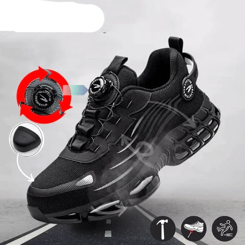 Safety Shoes Quick-Closure Steel Toe & Kevlar Midsole