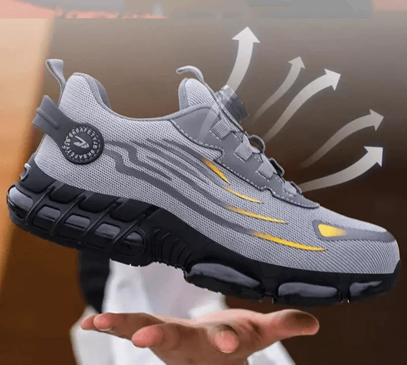 Safety Shoes Quick-Closure Steel Toe & Kevlar Midsole