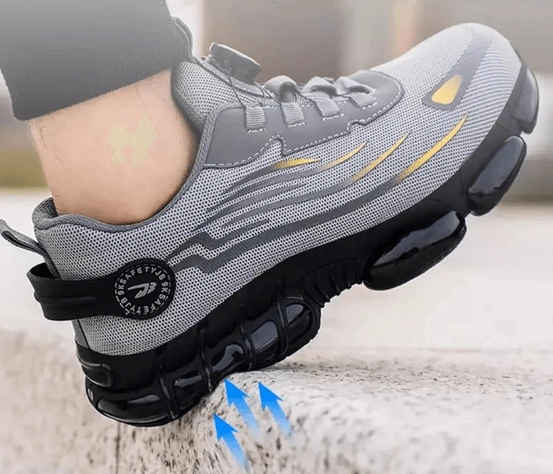 Safety Shoes Quick-Closure Steel Toe & Kevlar Midsole