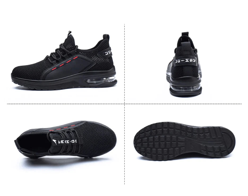 Safety Shoes Steel Toe Non-Slip Sole Breathable Mesh