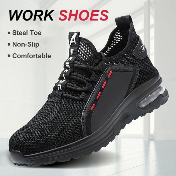 Safety Shoes Steel Toe Puncture-Resistant Anti-Slip