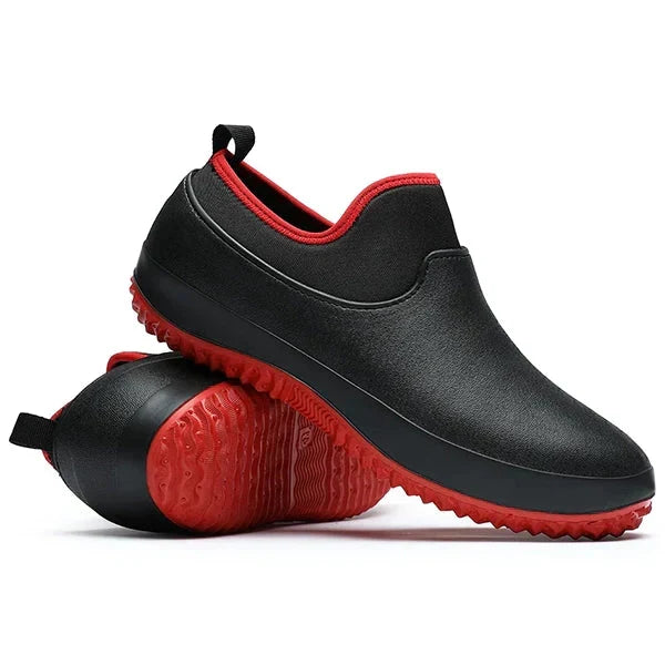 Safety Shoes Waterproof Slip-On Anti-Slip Soles