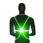 Safety Vest 360° LED Steady & Flash Adjustable Fit