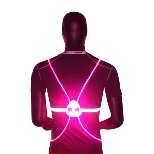 Safety Vest 360° LED Steady & Flash Adjustable Fit