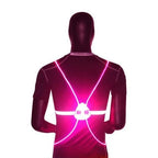 Safety Vest 360° LED Steady & Flash Adjustable Fit