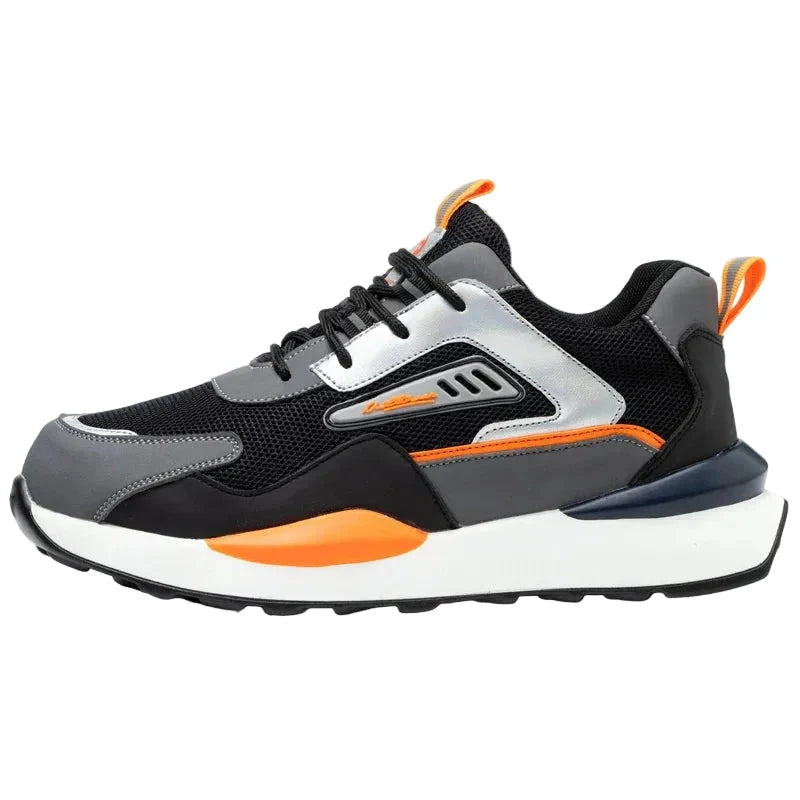 Safety Work Shoes Reinforced Toe Cap Anti-Slip Sole