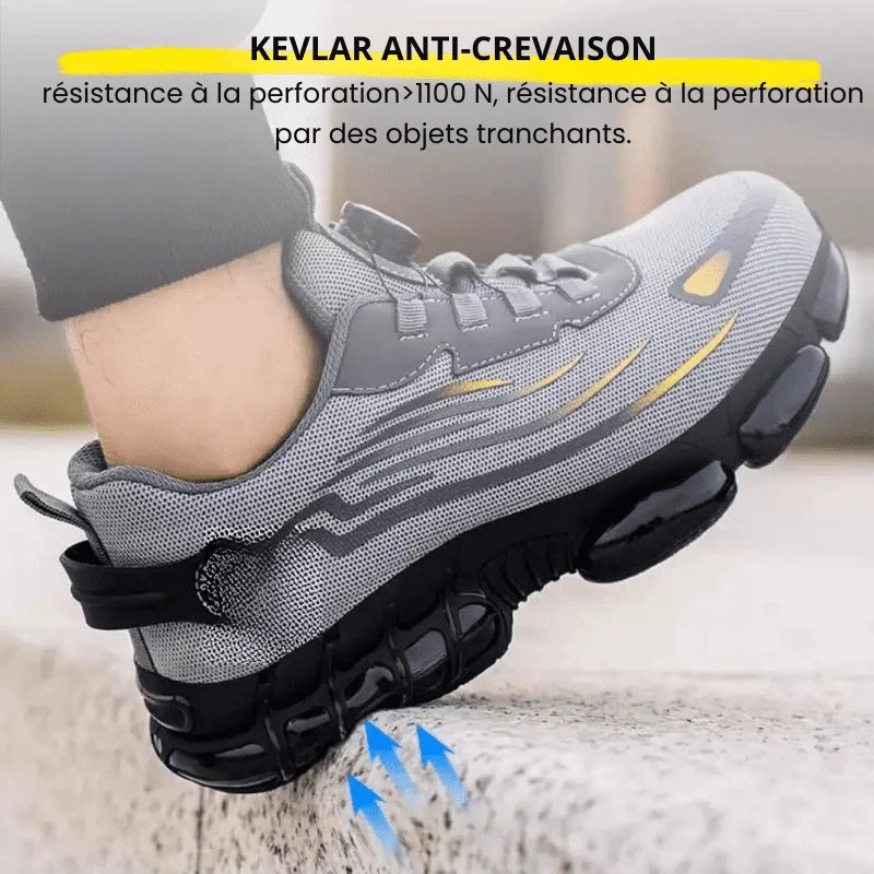 Safety Work Shoes Steel Toe & Non-Slip Rubber Sole