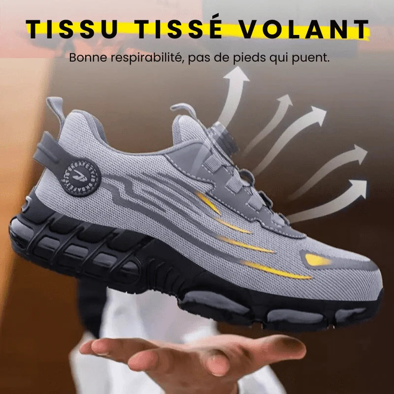 Safety Work Shoes Steel Toe & Non-Slip Rubber Sole