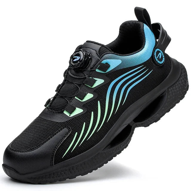 Safety Work Shoes Steel Toe & Non-Slip Rubber Sole
