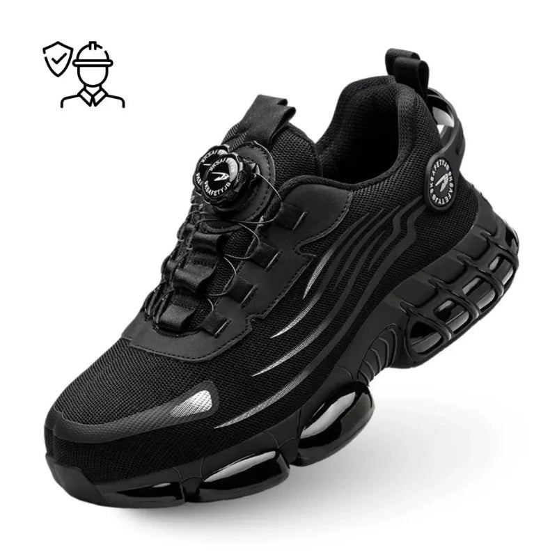 Safety Work Shoes Steel Toe & Non-Slip Rubber Sole