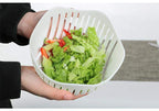 Salad Cutter Bowl Guided Slot & Safety Cover