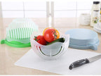 Salad Cutter Bowl Guided Slot & Safety Cover