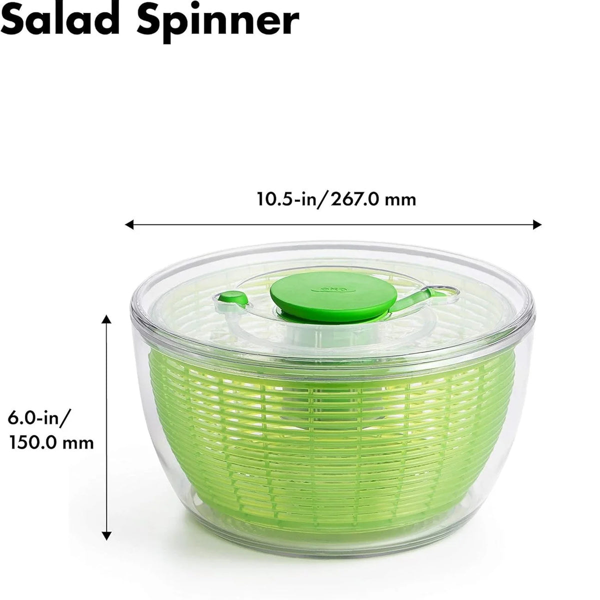Salad Spinner Large Pull-Handle BPA-Free