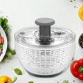Salad Spinner Manual Pump Non-Slip Dishwasher Safe