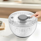 Salad Spinner Manual Pump Non-Slip Dishwasher Safe