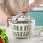 Salad Spinner One-Hand Press Instant Brake 3L Capacity