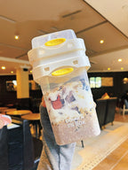 Salad & Yogurt Cup Dual-Compartment Freshness Seal 600ml