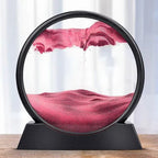 Sand Art Display Desktop Manual Rotation Continuously Changing