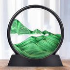 Sand Art Display Desktop Manual Rotation Continuously Changing