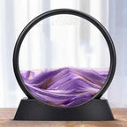 Sand Art Display Rotating Manual Desktop Accent