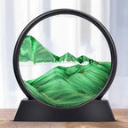Sand Art Display Rotating Manual Desktop Accent