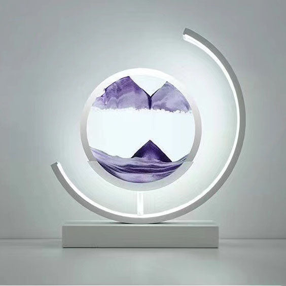 Sand Art Ornament Three-Color Dimming Plug-In