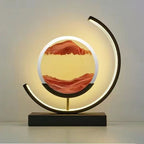 Sand Art Ornament Three-Color Dimming Plug-In