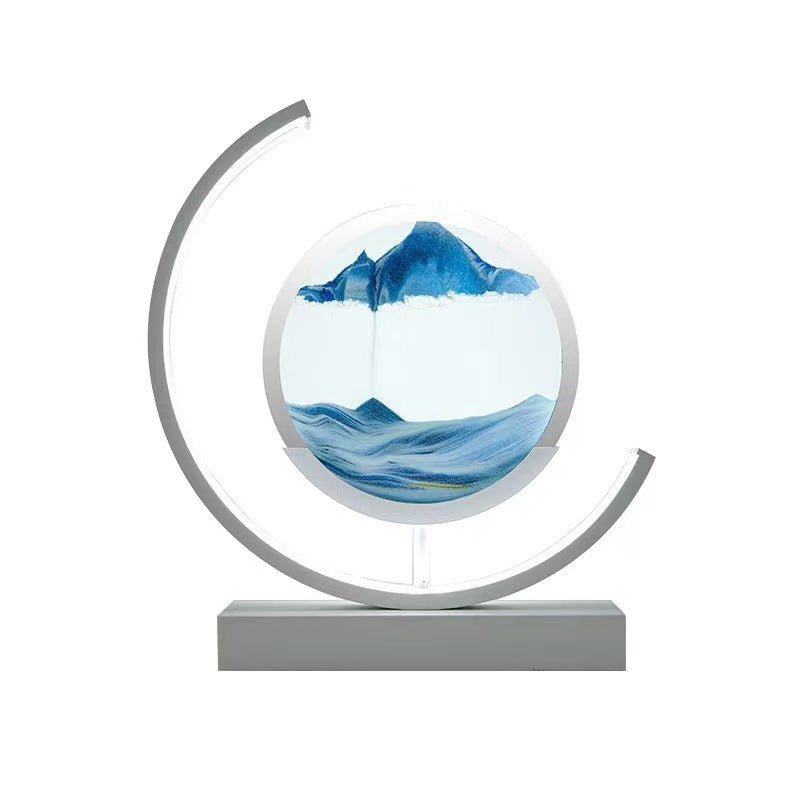 Sand Art Ornament Three-Color Dimming Plug-In