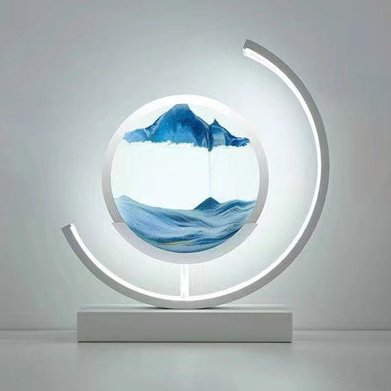 Sand Art Ornament Three-Color Dimming Plug-In