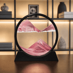 Sand Motion Frame Tempered Glass Tranquil Desk Decor