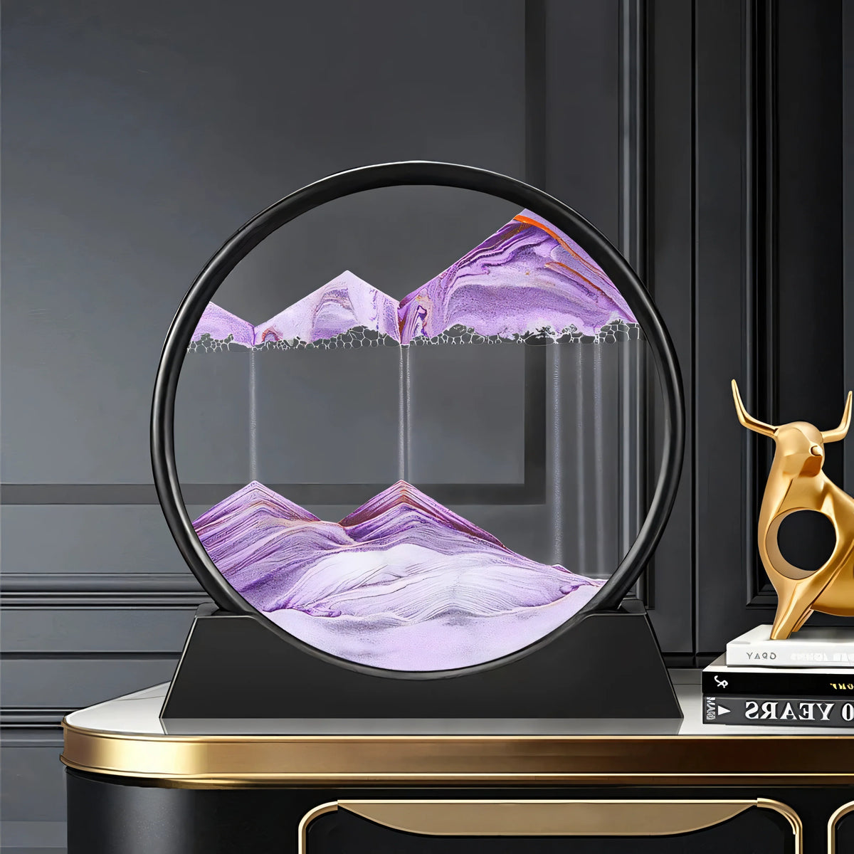 Sand Timer Decorative Glass & Natural Sand