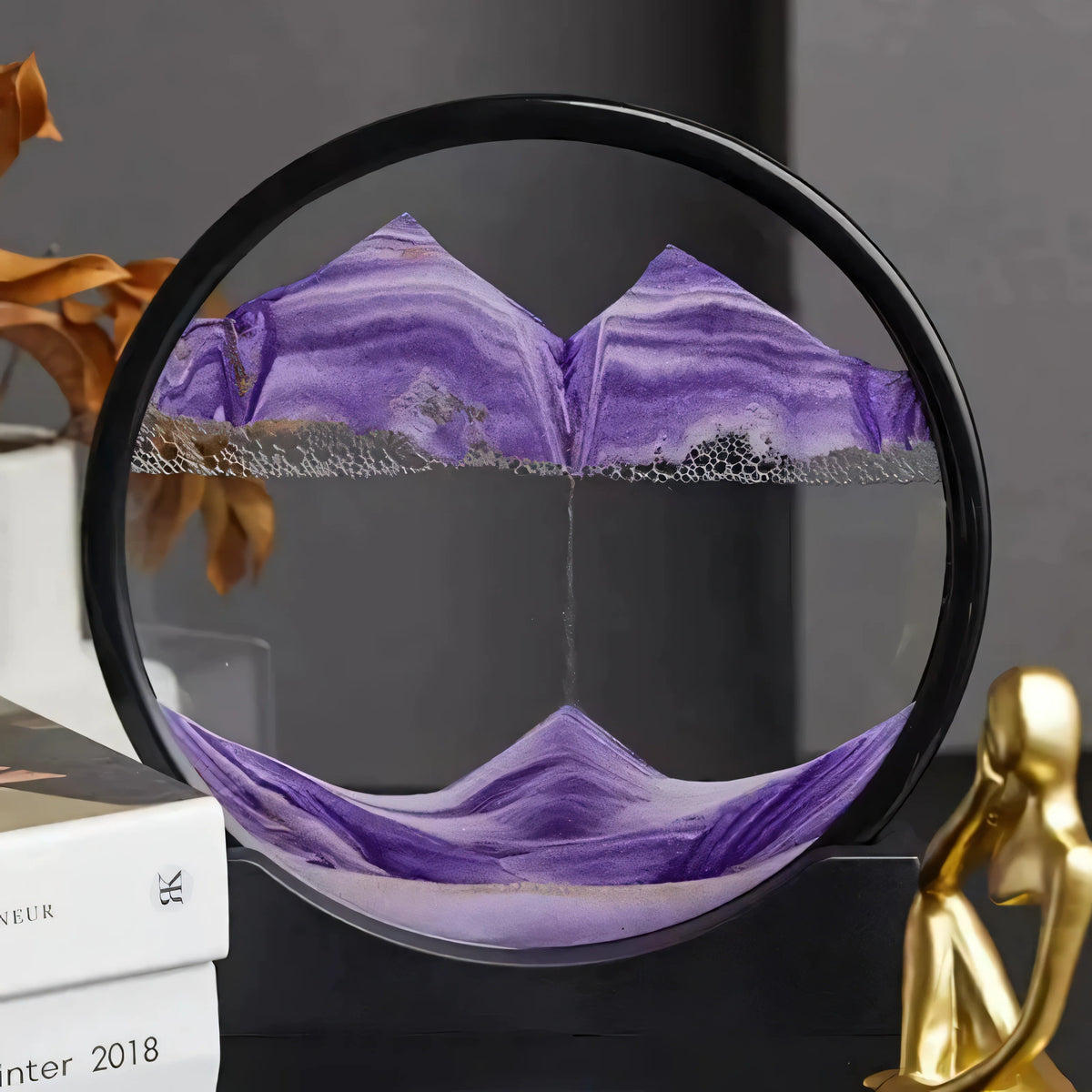 Sand Timer Decorative Glass & Natural Sand