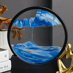 Sand Timer Decorative Glass & Natural Sand
